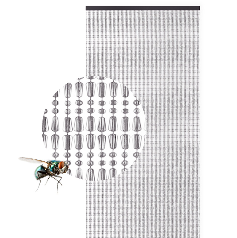 Alternative view of Fliegenvorhang Anthrazit 80 x 220 cm