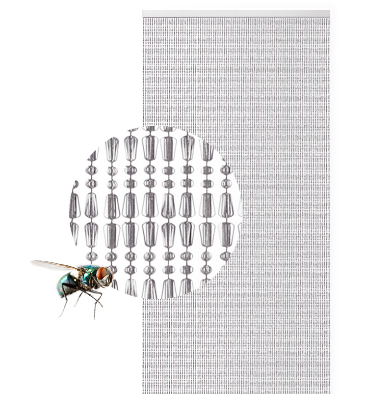 Alternative view of Fliegenvorhang Weiss 80 x 220 cm