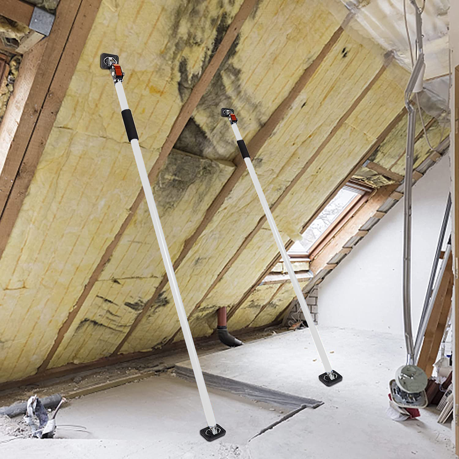 Montagestütze - Teleskopstange 160-290 cm / 2 Stück – Bild 5