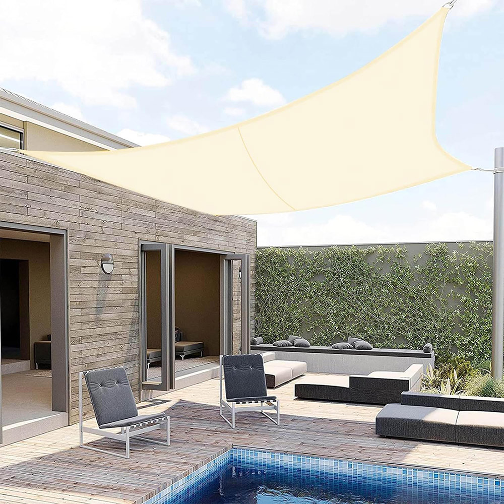 Alternative view of Sonnensegel 4 x 6 Meter Beige