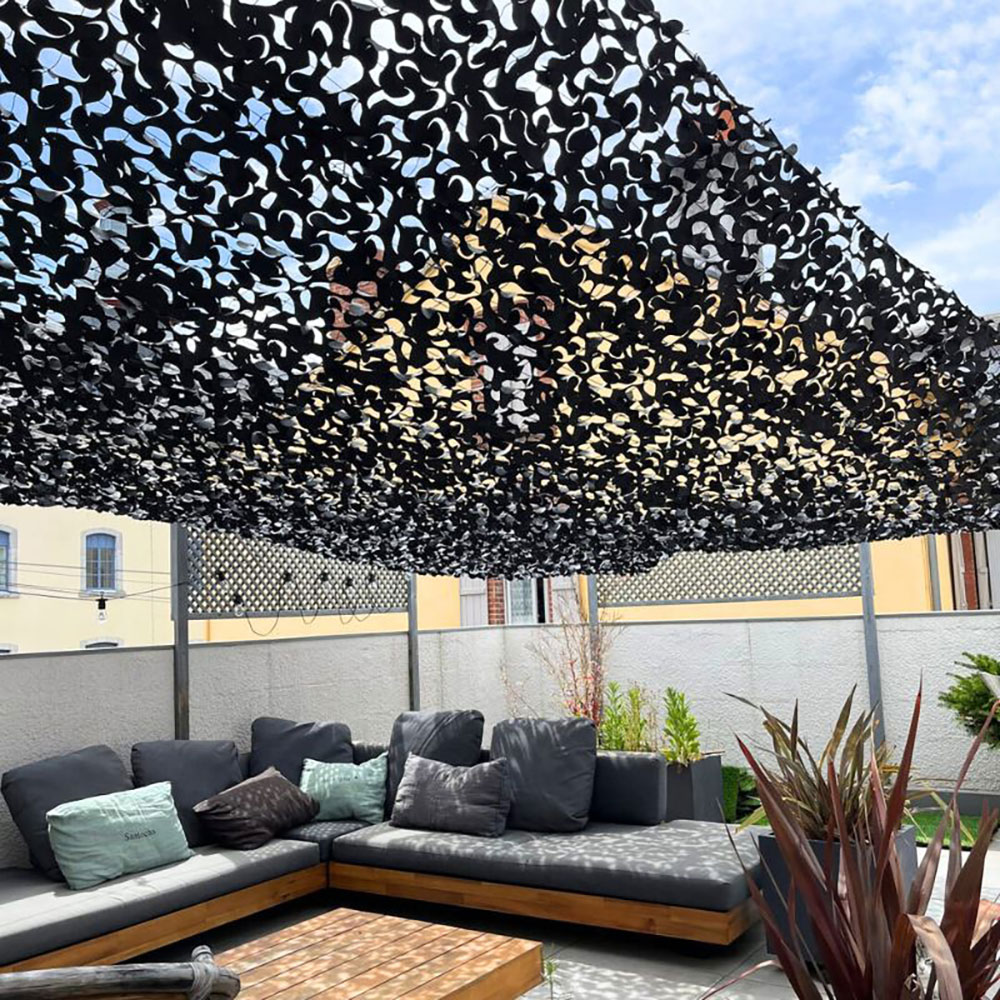 Alternative view of Tarnnetz Schwarz 2 x 2 Meter