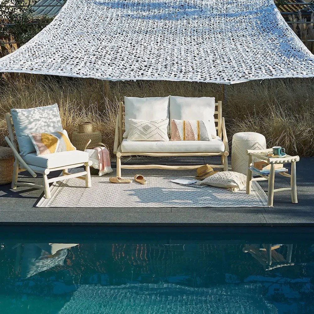 Tarnnetz Weiss 5 x 5 Meter – Bild 3